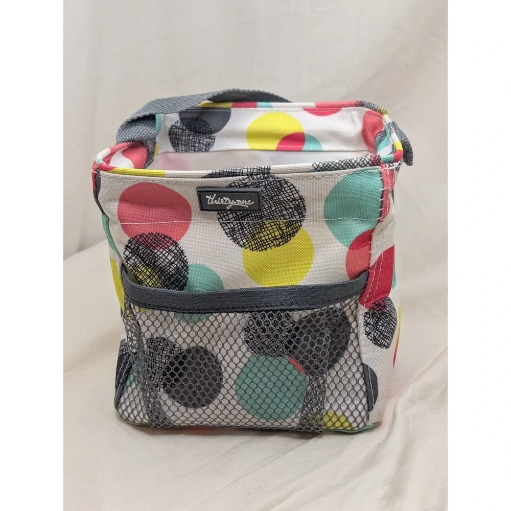 Thirty One All Caddy Circle Neon Colors‎ Tote Storage